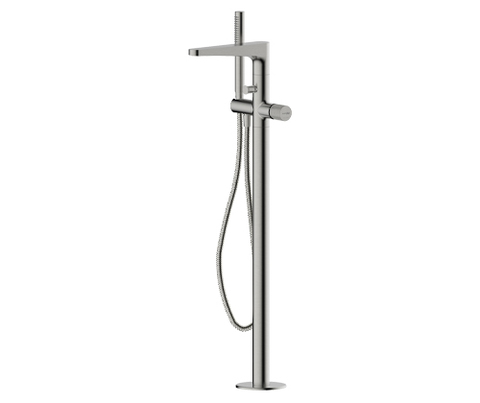 WasserKRAFT Tauber 6421 Смеситель для ванны напольный, цвет: никель
