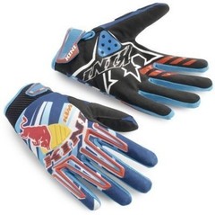 Мотоперчатки KINI RED BULL KTM, кроссовые перчатки размер S (оригинал)