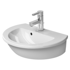 Duravit Darling 731470000 Раковина для рук с перел., с 1 отв. под смес., 470x345мм, цвет: Белый фото
