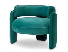 КРЕСЛО CHAPLIN, Savona turquoise velvet