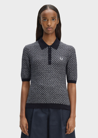 Джемпер-поло FRED PERRY Textured Knitted Shirt