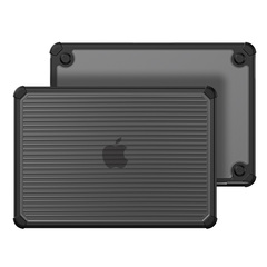 Чехол темного цвета для ноутбука MacBook Neo 13 (с 2026-) от Dux Ducis, серии LCGH Series Protective Case