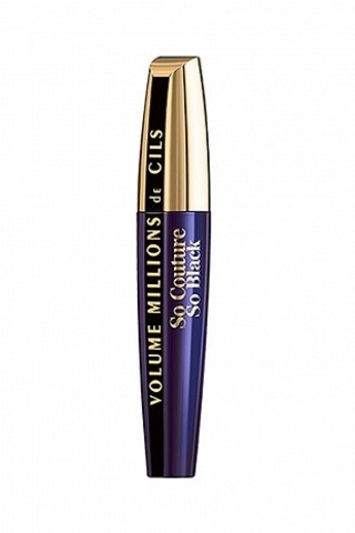 L'OREAL Тушь Volume Millions Lashes So Couture Объем миллиона ресниц, экстра-черная