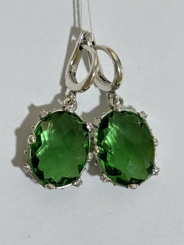 Граф (серьги из серебра)