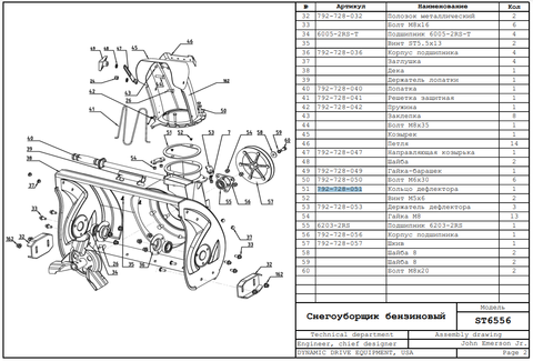 Кольцо дефлектора DDE ST6556 (792-728-051)