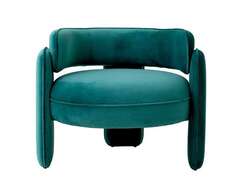 КРЕСЛО CHAPLIN, Savona turquoise velvet