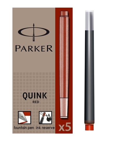 Картридж с чернилами Parker Quink Z11, Red (S0116220)