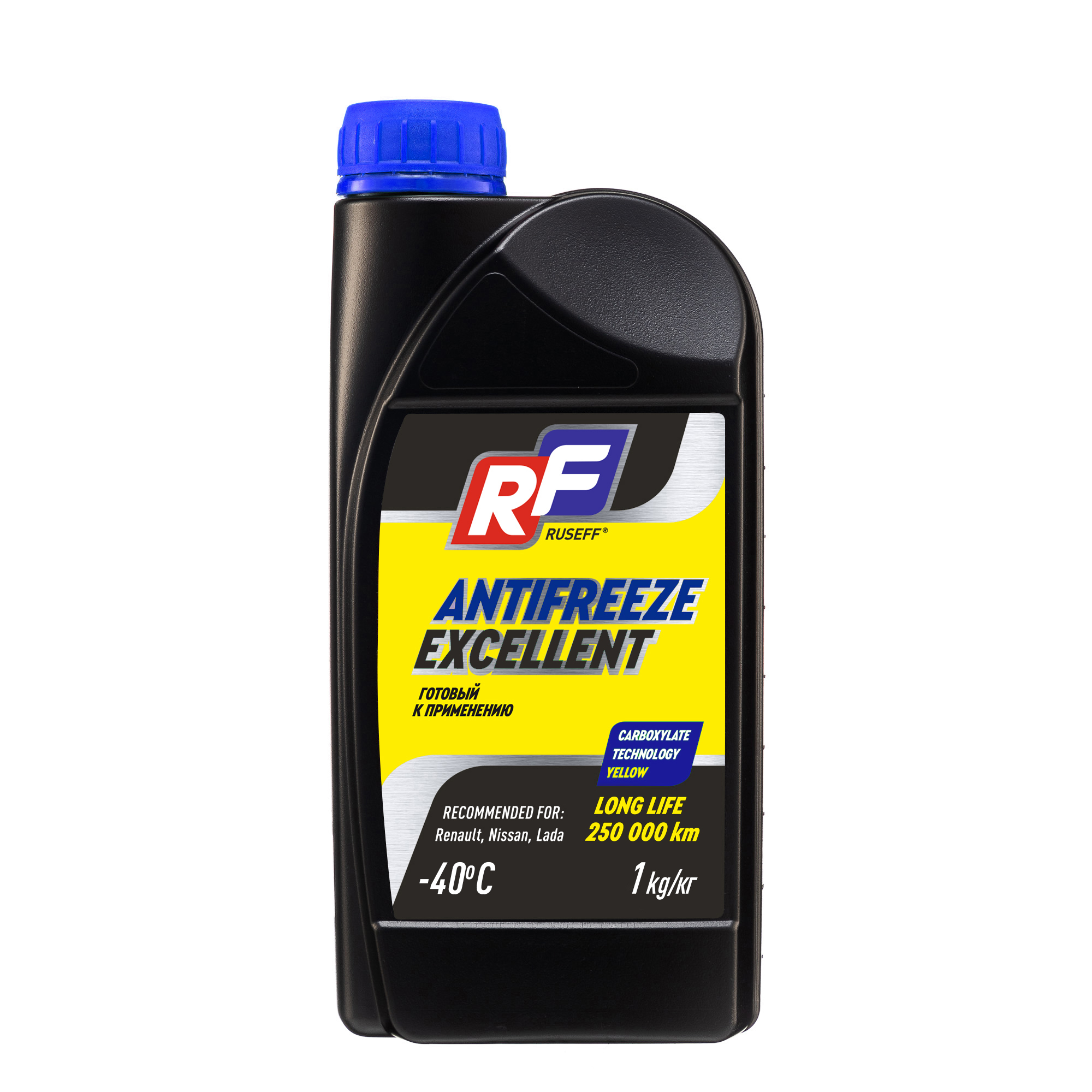 Ruseff  Antifreeze Excellent OAT Антифриз готовый (желтый)