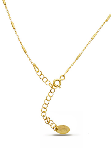 Колье Вселенная, серебро 925, позолота 18k 5