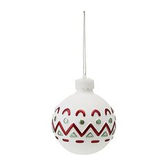 Набор ёлочных украшений с подсветкой festive embroidey из коллекции new year essential, 4 шт.