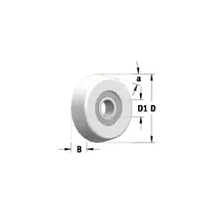 Подшипник для фрезы D25,4x5° посадка 6,3_S WPW B250050C