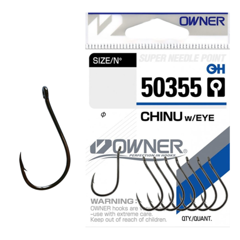 50355 № 5 Крючки Owner Chinu with Eye / продажа от 5 уп.