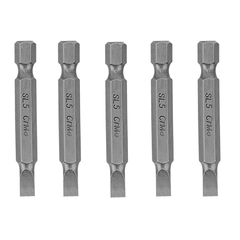 Бита SL5 x 50, сталь CrMo, 5 шт. Сибртех
