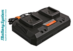 SBC20M зарядное устройство Sturm! 18В,1BatterySystem, 2 x 4,5 А для двух батарей