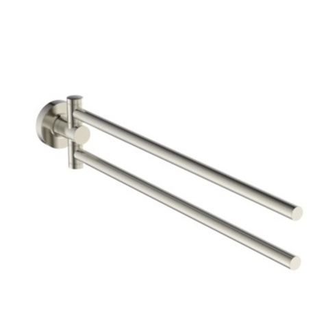 Ideal Standard Iom A9131GN Двойной полотенцедержатель, с крепежом. Поворотный на 180°, диаметр трубы 12 мм