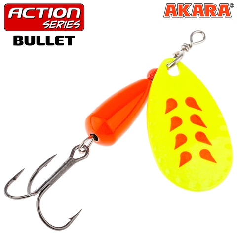 Блесна вращ. Akara Action Series Bullet 2 6 гр. 1/5 oz. A35