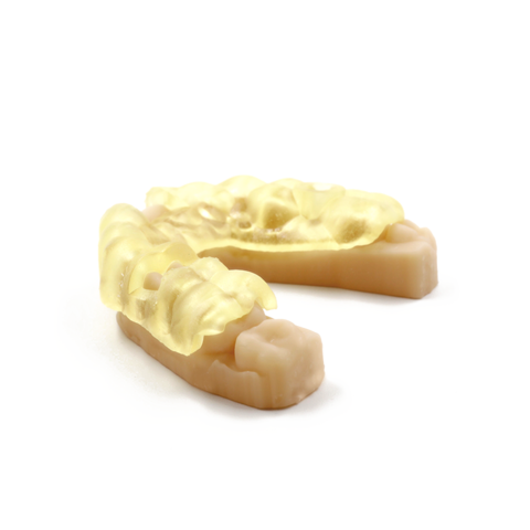 Фотополимер HARZ Labs Dental Yellow Clear Pro (автоклавируемый), прозрачный желтый (0,5 кг)
