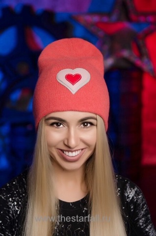 Шапка с сердцем Passion 7.17 Studio luxury