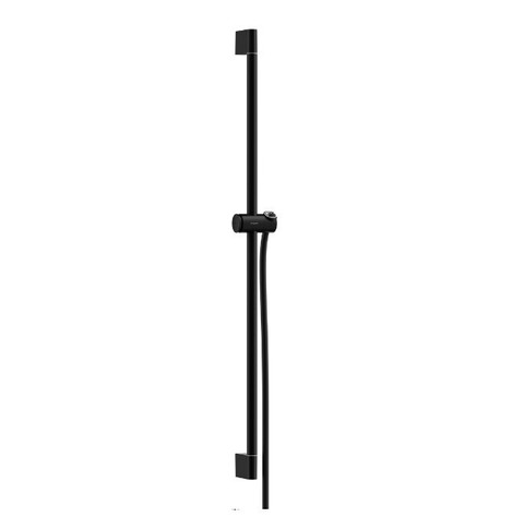 Hansgrohe Pulsify Unica 24401670 Душевая штанга 90 см | комплект со шлангом 160 см (чёрный матовый)