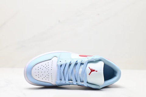 Air Jordan 1 Low 'Blue Whisper Dune Red' 