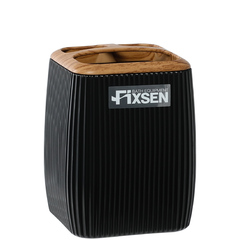 Fixsen Black Wood FX-401-3 Стакан, цвет: чёрный фото