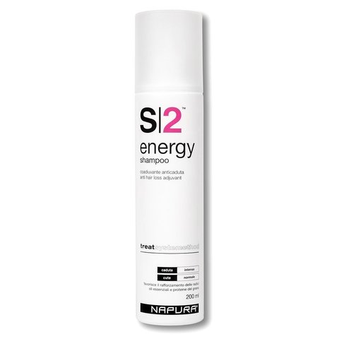 NAPURA Energy S2 Шампунь против выпадения волос с активным укрепляющим действием (SLS free) 200 мл купить за 2300&nbsp;руб