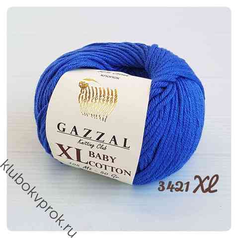 GAZZAL BABY COTTON XL 3421XL, Василек