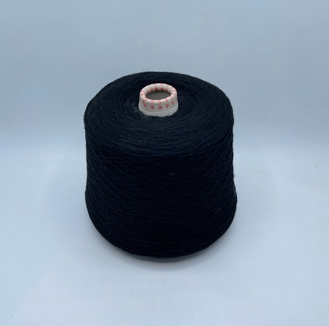 Бобинная пряжа (пр.Италия),art-Shetland super soft 750м/100гр, 100% Шерсть шетланд, цвет-Черный(173). арт-33101