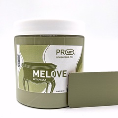 Акриловая меловая матовая краска MELOVE, №57 Оливковый лен, ProArt