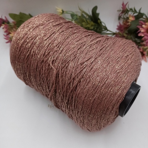 Арт Cotton Lurex - 29 Румяна + золото