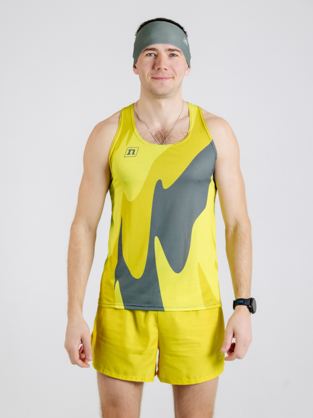 Комплект для тренировок Noname Free Running Waft 25 UX унисекс grey-yellow - 3