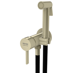 Remer Metrica MC65OEWBNZ Смеситель с гигиеническим душем, никель брашированный PVD фото