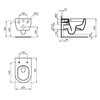 Ideal Standard Blend Curve T4655MA Унитаз подвесной безободковый с технологией смыва RimLS+®, глубокий смыв, с крепежом