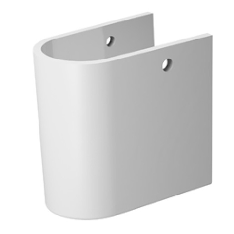 Duravit Darling 858250000 Полупьедестал для 262165, 262160, 262155,180x230мм, цвет: Белый