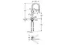 GROHE Essence 30503000 Смеситель для кухонной мойки c профессиональным изливом, хром