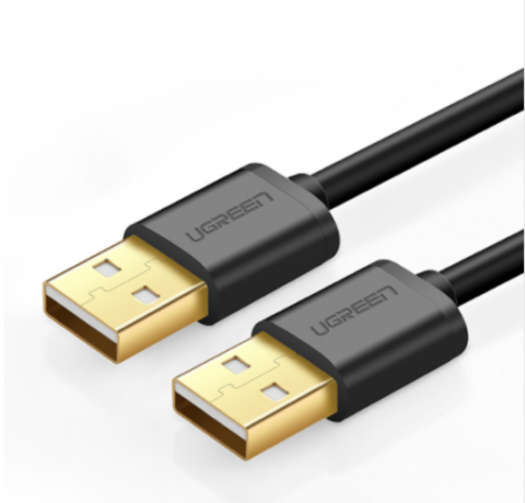 Кабель  UGREEN US102 (10310) USB 2.0 A Male to A Male Cable 1.5m - Black
