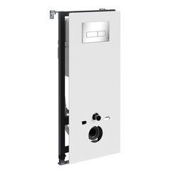WasserKRAFT Abens 20TLT.010.ME.WH.CH03 Инсталляция для унитаза с клавишей фото