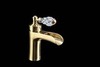 Boheme Vogue Crystal 201-CRST Смеситель для раковины, цвет: бронза