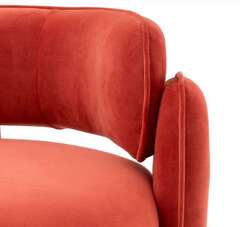 КРЕСЛО CHAPLIN, Savona orange velvet