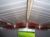 Металлический сарай GreenStorage Арчер D 267х245 бурый