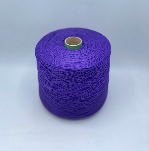 Бобинная пряжа (пр.Италия), art.Cotone, 350м/100 гр. 100%Хлопок, цвет-Ярко-фиолетовый , арт.34756