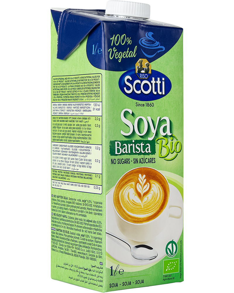 Соевый напиток Riso Scotti Barista (Бариста) Bio 1л.