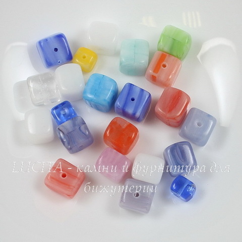 Бусины Preciosa микс 111 "CUBE-MULTI "