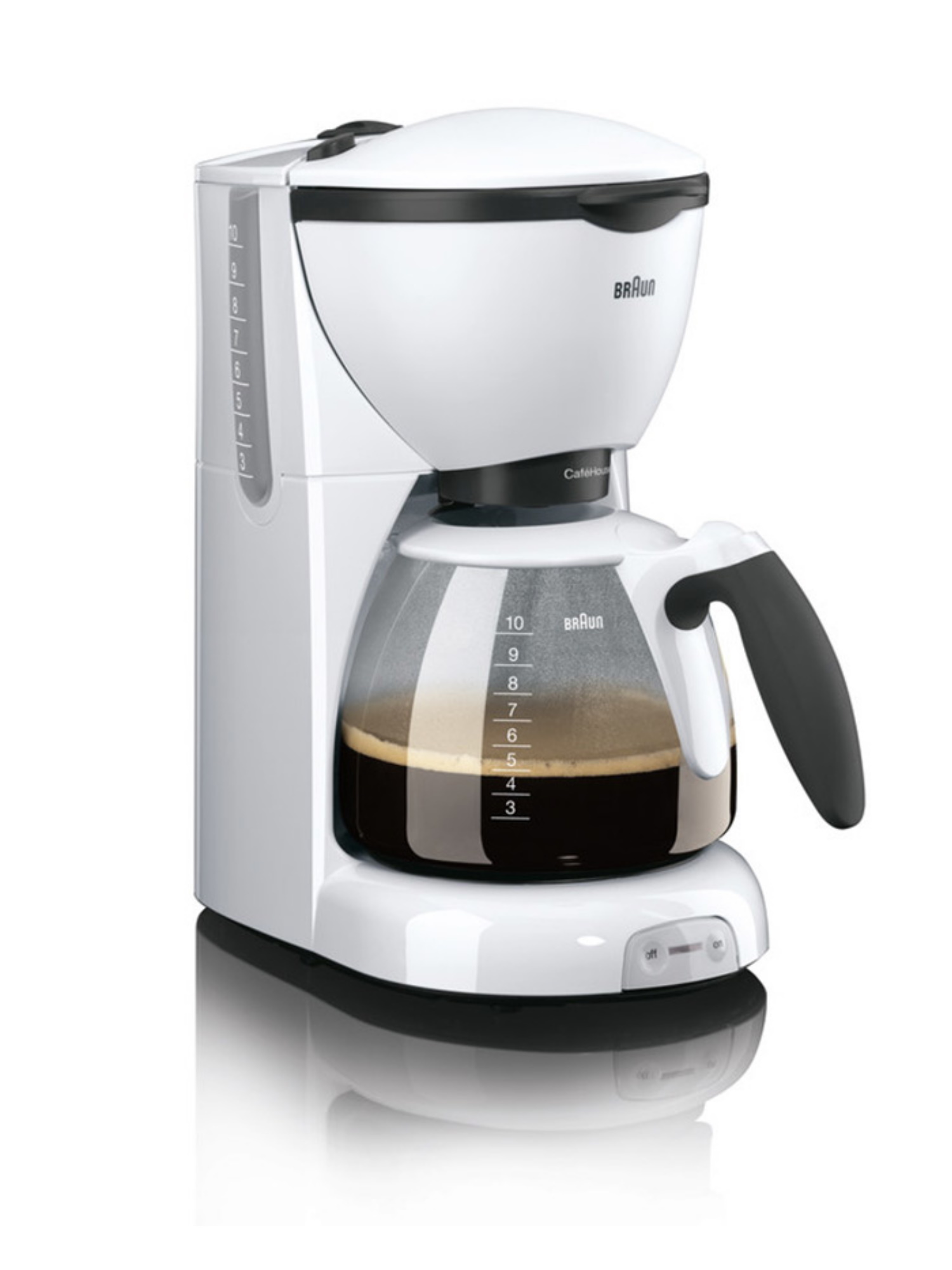 Капельная кофеварка Braun CafeHouse PurAroma KF 520/1 WH