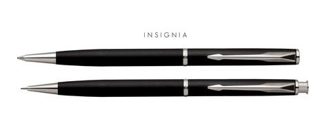 Ручка шариковая Parker Insignia K153, Matt Black CT (S0704640)