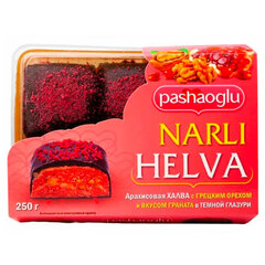 Халва арахисовая в шоколаде со вкусом граната Pashaoglu