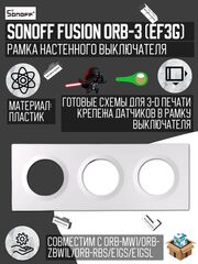 Рамка 2-x постовая Sonoff Smart Fusion