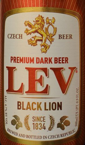Пиво Lev Black Lion