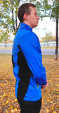 Утеплённый лыжный костюм ArsWear Blue Training со спиной мужской