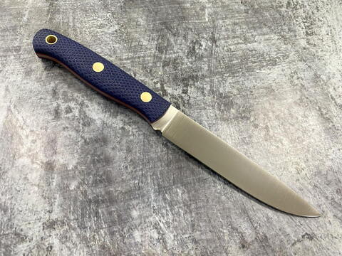 Нож Slender M, N690, микарта синяя, 212.0956